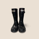 Hunter Classic Rain Boots – Mid-Calf, Glossy Black