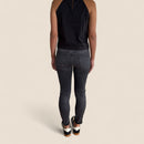 Zara Black Skinny Twill Pants with Stretch