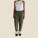 Zara Twill Pants – Military Green
