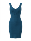 Hervé Léger Turquoise Bandage Dress Size S | Pre-Owned Excellent Condition