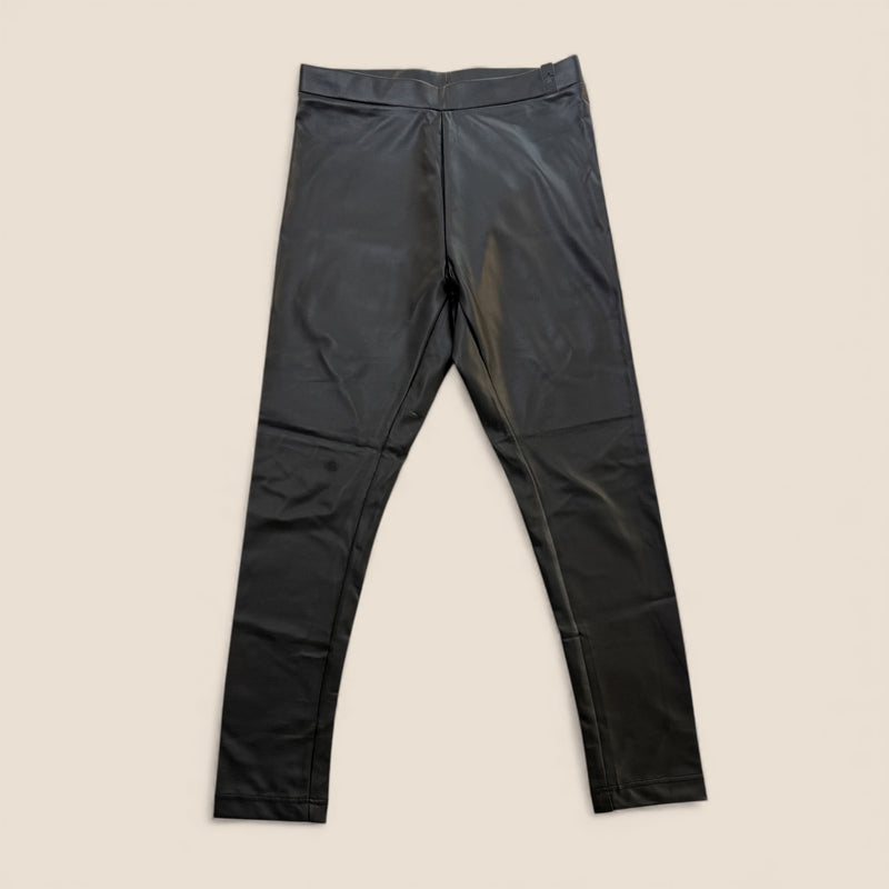 Zara Kids – Black Faux Leather Pants (Size 6 Years)