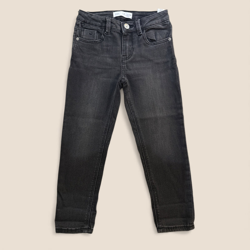 Zara Kids – Black Denim Jeans (Size 6 Years)