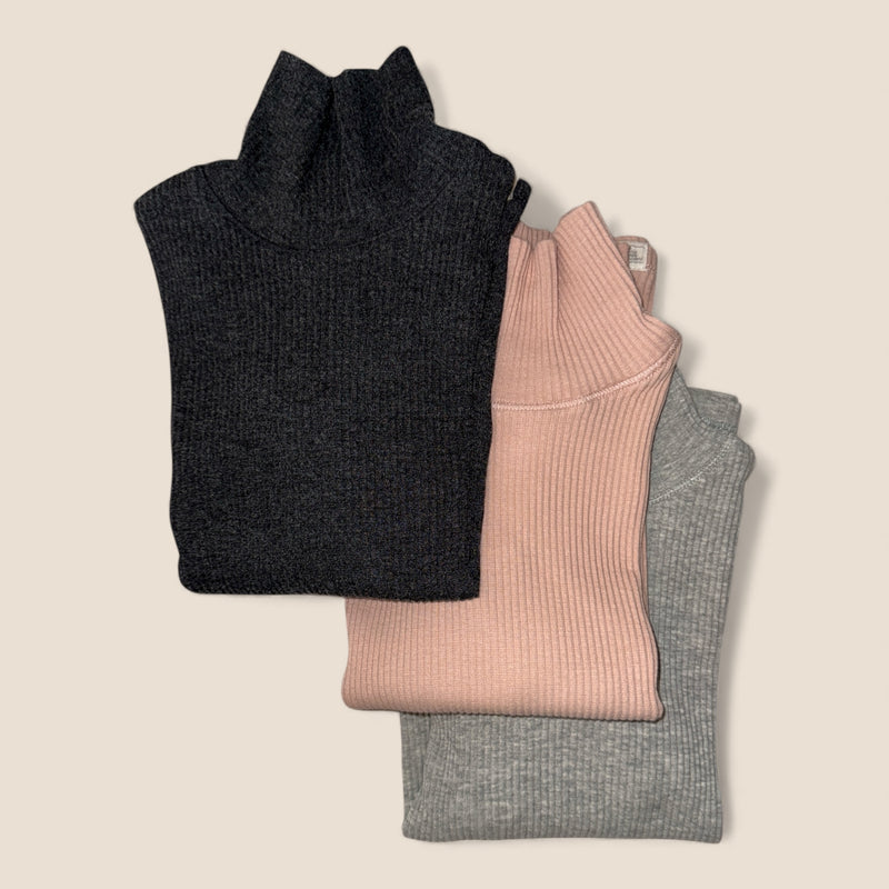 Zara Kids – Ribbed Knit Turtleneck (Size 7 Years)