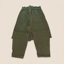 Zara Twill Pants – Military Green