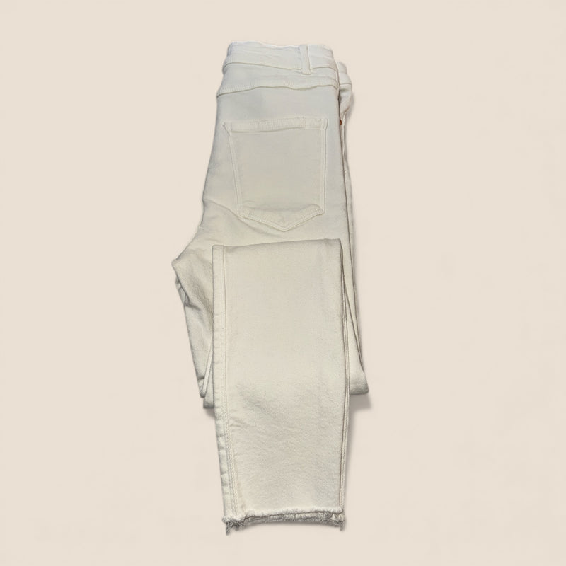 Zara Premium Denim Collection – White Skinny Pants