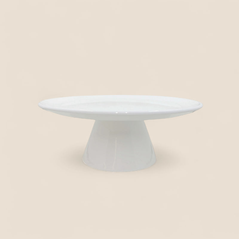 Mini Cake Stand – White Ceramic