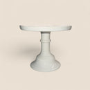 Mini Ceramic Cake Stand – White – 16 cm (diâmetro) x 13,3 cm (altura)