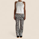 Spezzato Black and White Heart Print Pants – Brazilian Brand