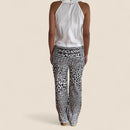 Spezzato Black and White Heart Print Pants – Brazilian Brand