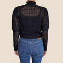 Zara Sheer Knit Top | Size Large