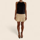 Genuine Leather Mini Skirt – Brazilian Brand