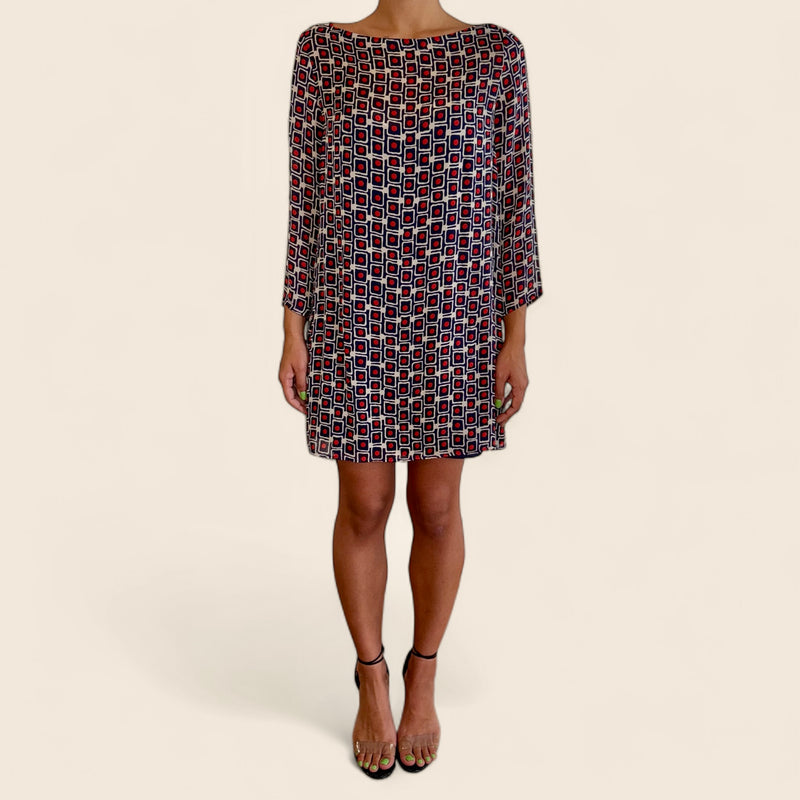 Printed Silk Crepe Dress – Elizabeth & James