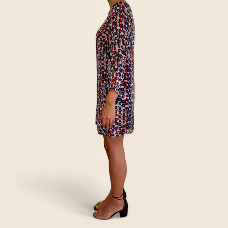 Printed Silk Crepe Dress – Elizabeth & James