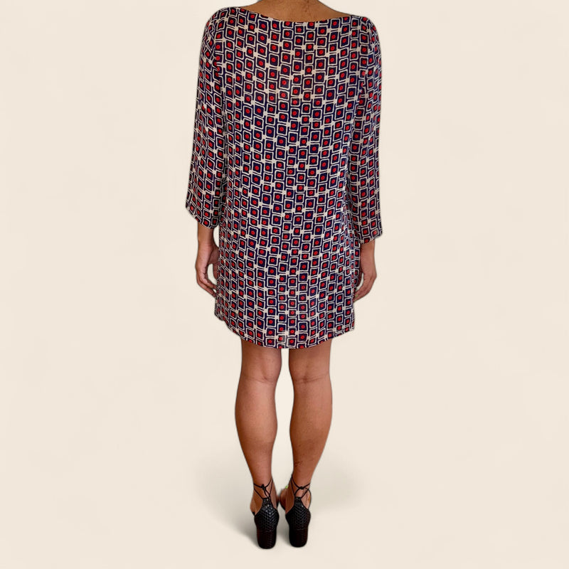 Printed Silk Crepe Dress – Elizabeth & James