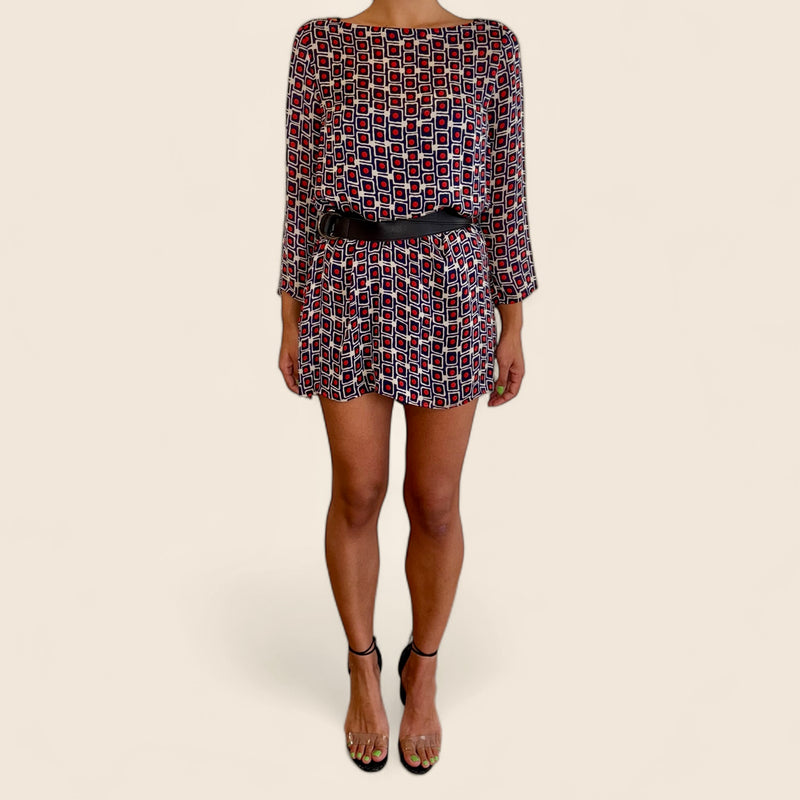 Printed Silk Crepe Dress – Elizabeth & James