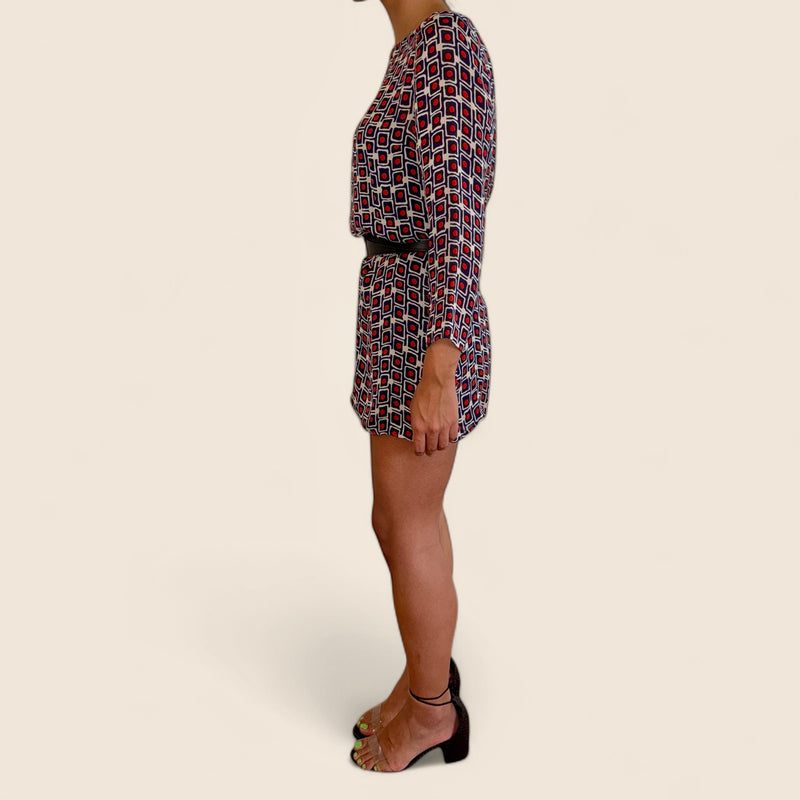 Printed Silk Crepe Dress – Elizabeth & James