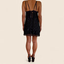 Black Lace Dress with Subtle Sequins – NK Store