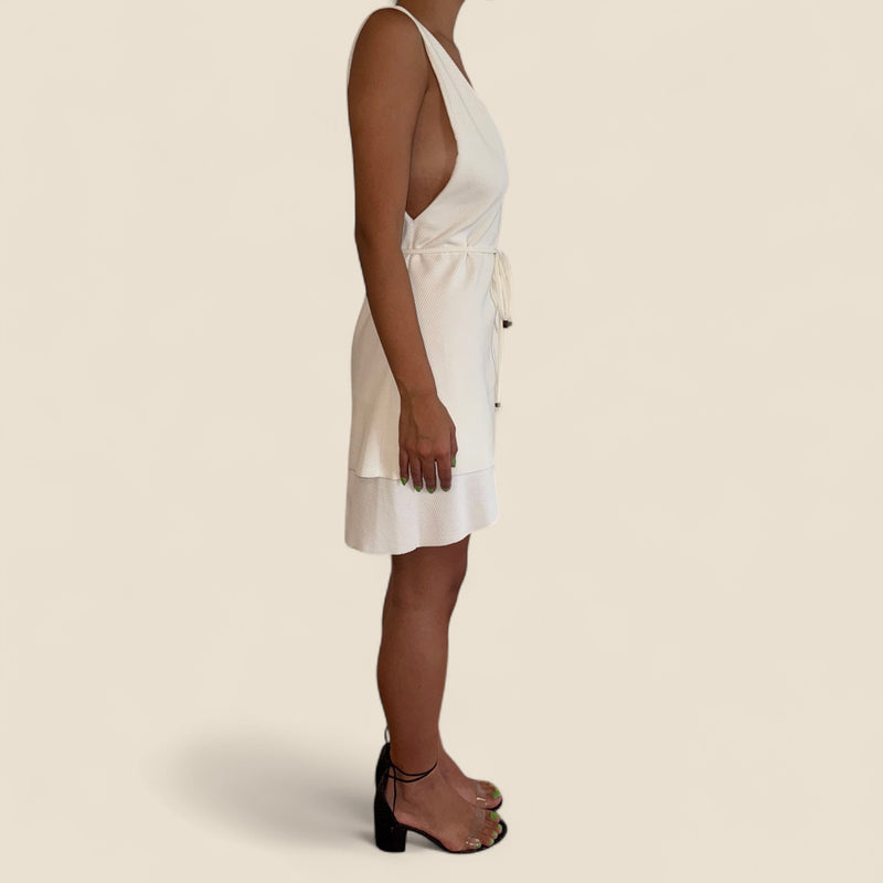 Off-White 100% Cotton Dress – Brazilian Brand