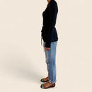 Black Long-Sleeve Blouse | Brazilian Brand