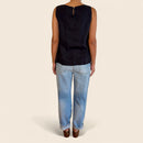 Zara Classic Straight Jeans – Distressed Blue Denim