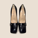 Louis Vuitton Black Leather Heels – Vintage, New in Box