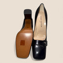 Louis Vuitton Black Leather Heels – Vintage, New in Box