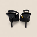 Dolce &amp; Gabbana Black Satin Evening Heels — Classic Pointed Toe