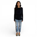 Black Long-Sleeve Blouse | Brazilian Brand