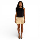 Genuine Leather Mini Skirt | Brazilian Brand