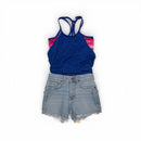 Shorts Jeans GAP – Tamanho 5, Lavagem Azul Clara