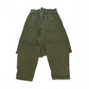 Zara Twill Pants | Military Green