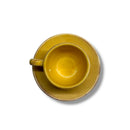 Portuguese Yellow Ceramic Set | Espresso Cups | 12 Pieces | 12 People
