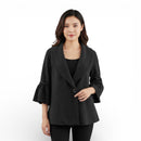 Karina Sternberg Black Structured Coat | Brazilian Designer