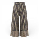 Zara Gold Lurex Knit Wide-Leg Pants | Size M | Statement Piece